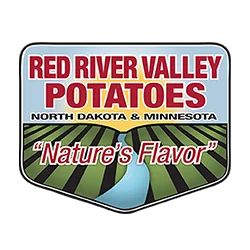 Red River Valley Potatoes logo, symbolizing high-quality potato production in the Red River Valley region